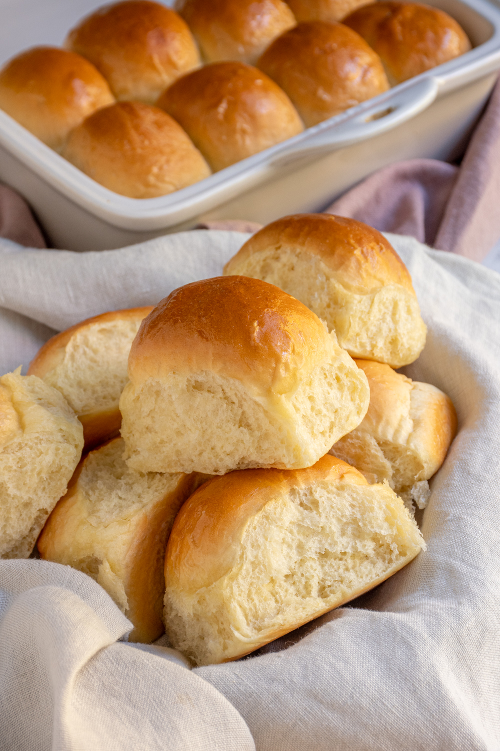 Soft Homemade Dinner Rolls - The Schmidty Wife